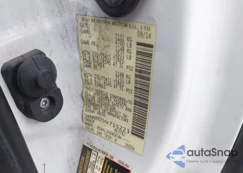 2015 Nissan Frontier S/Sv-I4 из США, поврежденный, VIN 1N6BD0CT5FN715223